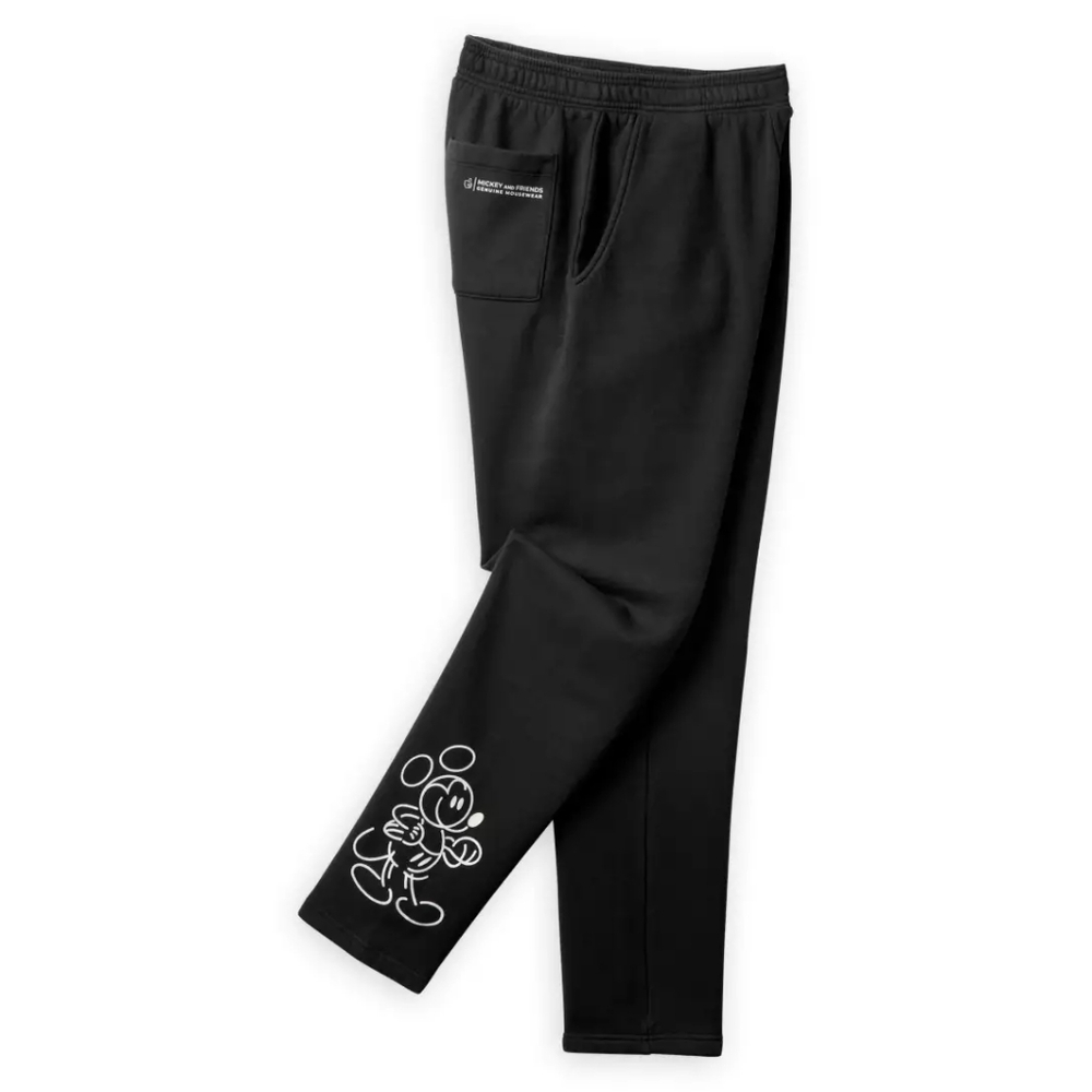 Mickey Mouse Genuine Mousewear Black Sweatpants